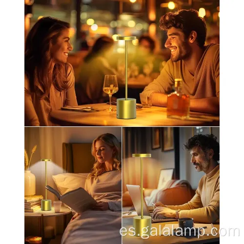 Luz de libro recargable inalámbrica con brillo ajustable